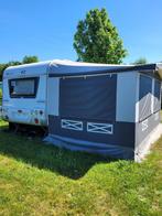 Caravan met voortent, Particulier, Ringverwarming, 5 tot 6 meter, 2 aparte bedden
