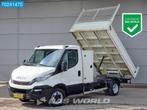 Iveco Daily 35C12 Kipper met Kist 3500kg trekhaak Euro6 Tipp, Autos, Camionnettes & Utilitaires, 2878 kg, 120 ch, 3500 kg, Tissu