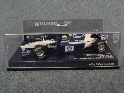 F1 BMW Williams FW24 Nico Rosberg test 2002 Minichamps OVP, Hobby & Loisirs créatifs, Voitures miniatures | 1:43, Comme neuf, Voiture