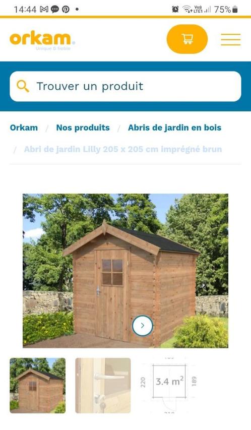 Tuinhuisje 205 x 205 cm geïmpregneerd hout, Tuin en Terras, Tuinhuizen, Nieuw, Tuinhuis, Hout, Minder dan 250 cm, 200 tot 400 cm