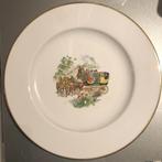 bord paardentafereel - porcelaine de Limoges, Ophalen of Verzenden