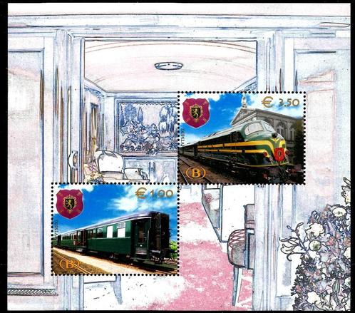 België 2003 Koninklijke treinen OBP TRV-BL5 & 6** postfris, Postzegels en Munten, Postzegels | Europa | België, Postfris, Orginele gom