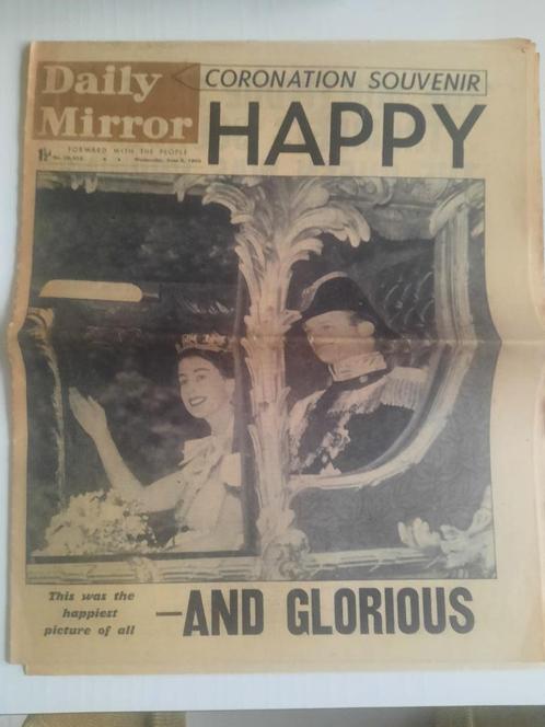 Koningin Elizabeth II – Kroning 1953, Verzamelen, Koningshuis en Royalty, Gebruikt, Ophalen of Verzenden