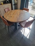 Eettafel + 6 stoelen, Huis en Inrichting, Complete eetkamers, Zo goed als nieuw, Ophalen