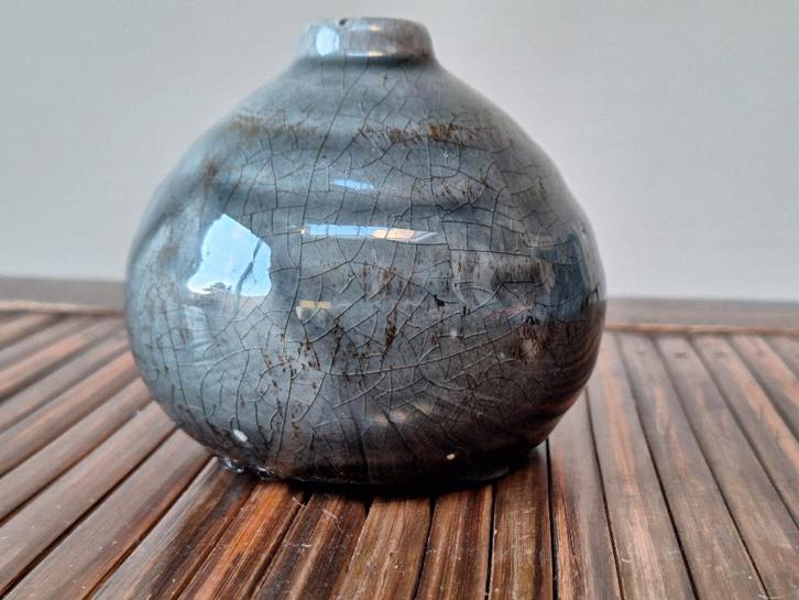 Vaasje, Huis en Inrichting, Woonaccessoires | Vazen, Zo goed als nieuw, Blauw, Ophalen