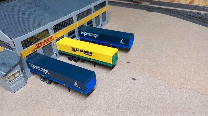 Roco opleggers, Hobby en Vrije tijd, Modeltreinen | H0, Zo goed als nieuw, Brug, Tunnel of Gebouw, Gelijkstroom of Wisselstroom