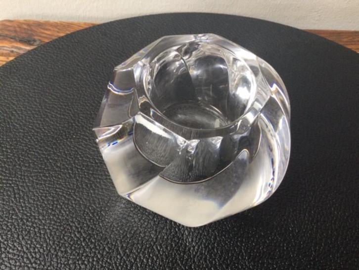 Mooie kristallen kaarshouder van Orrefors (Zweden), Antiek en Kunst, Antiek | Glaswerk en Kristal, Ophalen