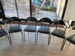 6 chaises de salle à manger, Maison & Meubles, Métal, Enlèvement, Noir, Cinq, Six Chaises ou plus