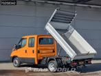 Iveco Daily 35C21 3-Zijdige Kipper Dubbel Cabine 210PK 3.0L, Auto's, Stof, Euro 6, Iveco, 7 zetels