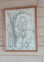 potlood tekening, Ophalen