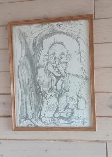 potlood tekening beschikbaar voor biedingen