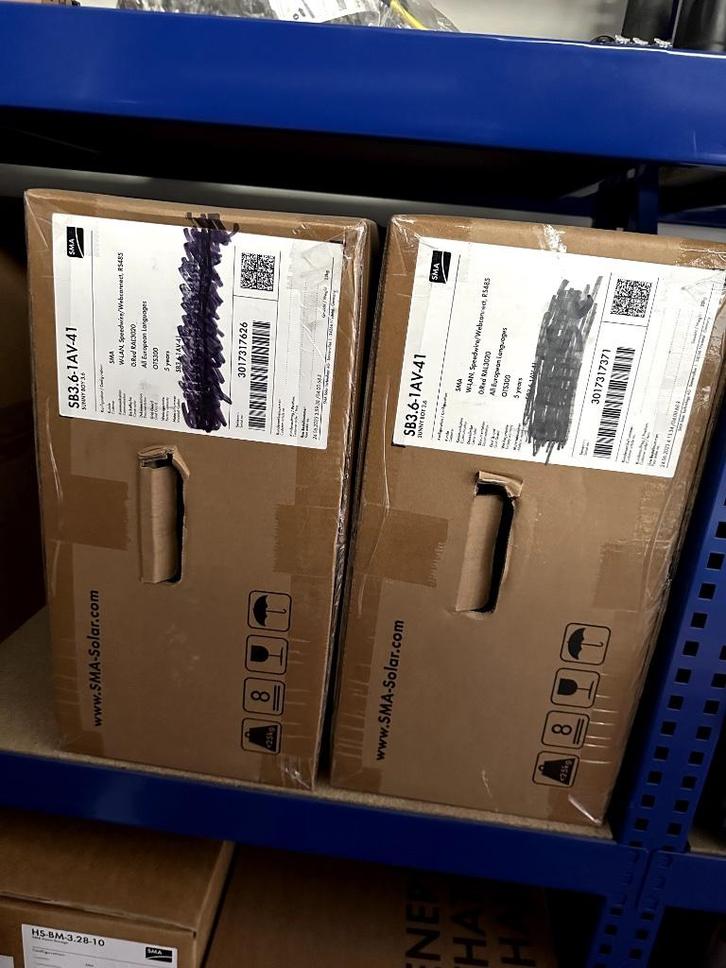 Onduleurs SMA SB3.6 SB4.0 SB6.0 Neuf, Doe-het-zelf en Bouw, Zonnepanelen en Toebehoren, Nieuw, Overige typen, 200 wattpiek of meer