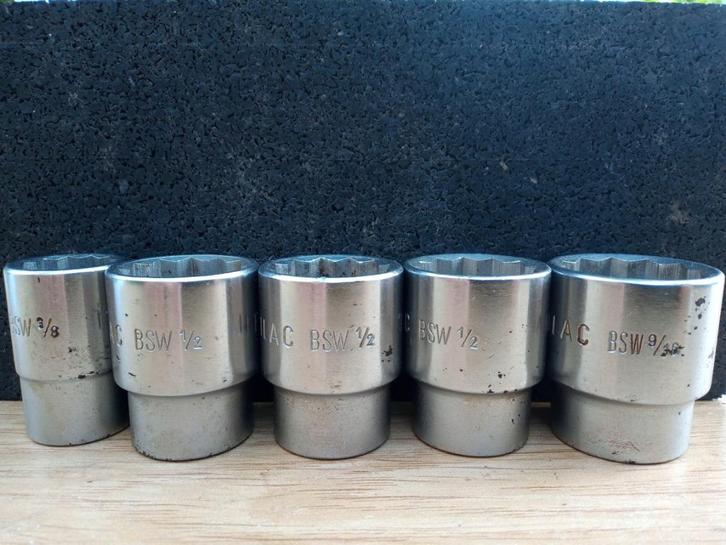 Douilles Outilac Whitworth / Britanique / BSW, Auto diversen, Autogereedschap, Gebruikt, Ophalen of Verzenden