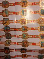 Kuifje tintin sigarenbandjes 24 stuks, Verzamelen, Stripfiguren, Ophalen of Verzenden, Kuifje