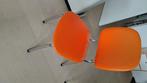 Oranje vintage stoel jaren 60, Ophalen, Gebruikt