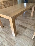 Eettafel, Ophalen, Gebruikt, Eikenhout, 50 tot 100 cm