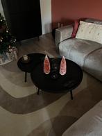 Salontafel rond zwart, Ophalen, Gebruikt, 50 tot 100 cm, Rond