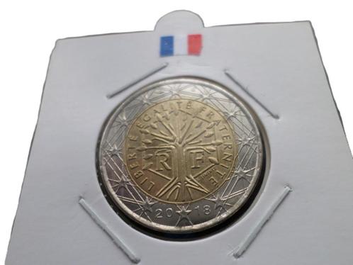 FRANCE 2 euros année 2018 (2e carte), Postzegels en Munten, Munten | Europa | Euromunten, Losse munt, 2 euro, Frankrijk, Verzenden