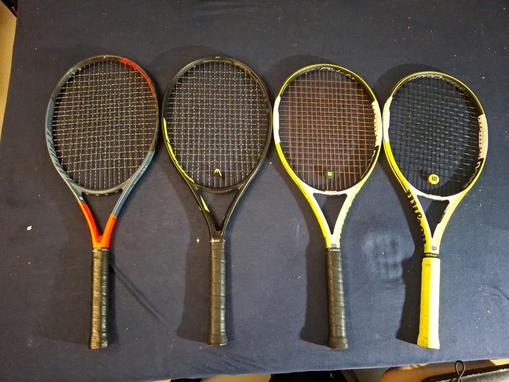 Topset Tennisrackets (Head & Wilson) – Los of als Partij, Sport en Fitness, Tennis, Wilson, Ophalen