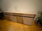 Houten buffetkast, Huis en Inrichting, Kasten | Dressoirs, Ophalen, Gebruikt, 200 cm of meer, 25 tot 50 cm
