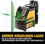 DeWALT laser vert en coffret - 2 lignes - 30m - Vert, Bricolage & Construction, Instruments de mesure, Autres appareils de mesure ou compteurs