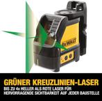 DeWALT laser vert en coffret - 2 lignes - 30m - Vert, Ophalen, Nieuw, Overige meters