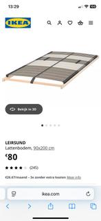 Lattenbodem 90x200, Huis en Inrichting, Slaapkamer | Bedden, Ophalen, 90 cm, Beige, Zo goed als nieuw