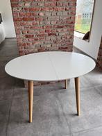 Mooie ovale tafel 120cm-200m(verlengbaar), Huis en Inrichting, Ophalen, Gebruikt