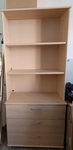 Boekenkast met 3 schuiven, Ophalen, Gebruikt