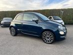 Fiat 500 1.0i MHEV Hybrid Cult Limited CarPlay 42.109km!!!, Auto's, 4 zetels, 88 g/km, Blauw, Leder en Stof