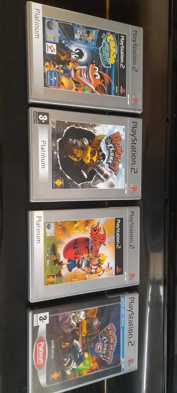 Lot ps2 jak and daxter crash bandicoot ratchet and clank 1+3