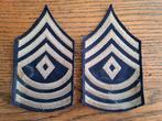 GRADES DE FIRST SERGEANT - US WW2 ORIGINAL, Collections, Enlèvement ou Envoi