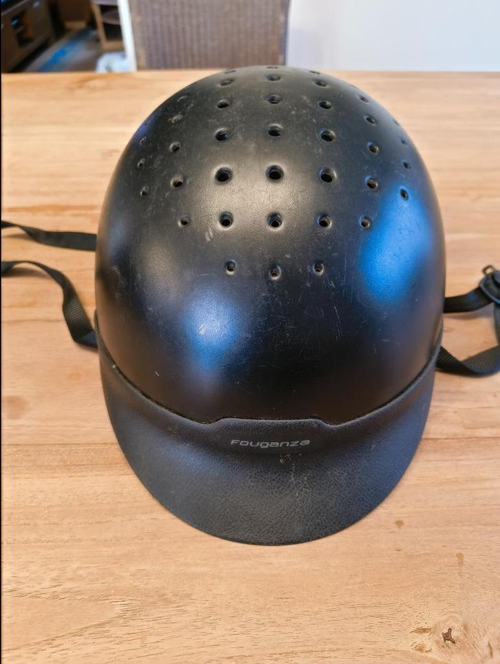 Paardrijcap voor volwassenen en kinderen 100 zwart, Animaux & Accessoires, Vêtements d'équitation, Utilisé, Enfants, Bombe, Enlèvement