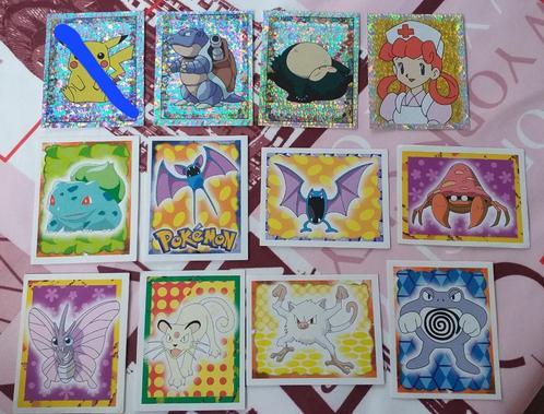 Lot de 36 stickers Merlin - collection Pokémon - 1999, Collections, Autocollants, Utilisé, Bande dessinée ou Dessin animé, Enlèvement ou Envoi