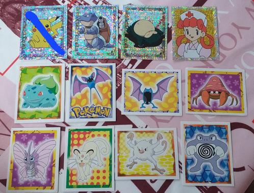 Lot de 36 stickers Merlin - collection Pokémon - 1999, Verzamelen, Stickers, Gebruikt, Strip of Tekenfilm, Ophalen of Verzenden
