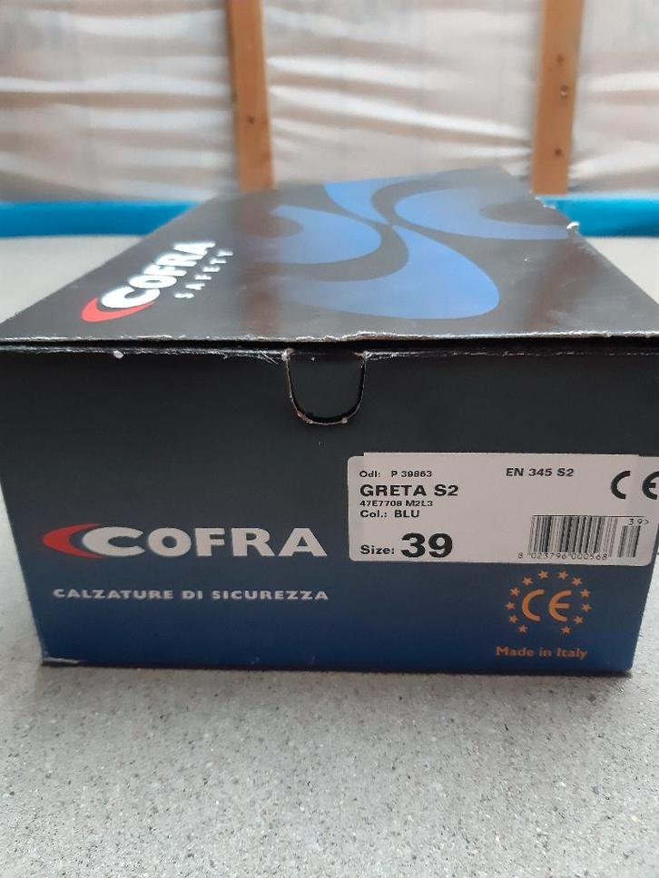 Cofra veiligheidsschoenen maat 39, Doe-het-zelf en Bouw, Veiligheidskleding, Gebruikt, Ophalen of Verzenden