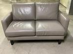 Zetel leer naturel, Huis en Inrichting, Ophalen, Minder dan 75 cm, 150 tot 200 cm, Driepersoons