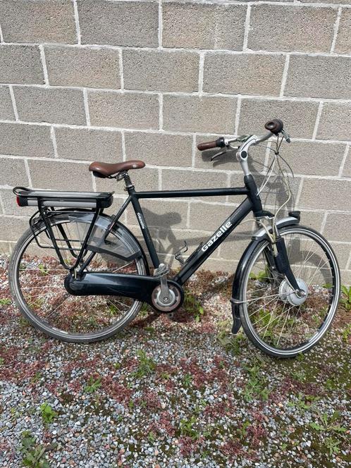 Gazelle elektrische herenfiets, Fietsen en Brommers, Fietsen | Heren | Herenfietsen, Gebruikt, Gazelle, Ophalen