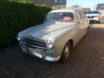 Peugeot 403 1959, Auto's, Achterwielaandrijving, Particulier, Zilver of Grijs, Kunstmatig leder