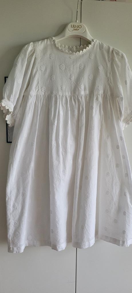 Witte jurk - Filou - maat 9 jaar (134), Kinderen en Baby's, Kinderkleding | Maat 134, Gebruikt, Meisje, Jurk of Rok, Ophalen of Verzenden