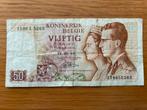 Belgisch bankbiljet van 50 frank uit 1966, Ophalen of Verzenden, België, Los biljet