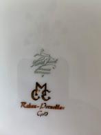Borden met gouden randje stempel zie foto, Huis en Inrichting, Ophalen, Zo goed als nieuw, Bord(en)