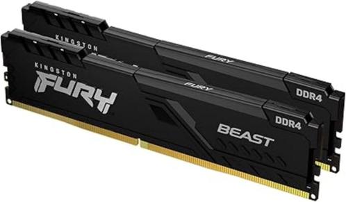 Kingston Technology FURY Beast 16GB x 2 GRATIS LEVERING, Computers en Software, RAM geheugen, Nieuw, 16 GB, DDR4, Verzenden