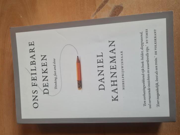 Daniel Kahneman - Ons feilbare denken, Boeken, Psychologie, Zo goed als nieuw, Ophalen of Verzenden