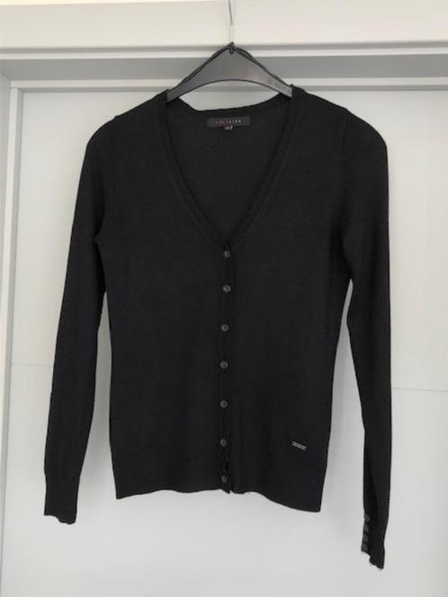 Vestje in tricot 32 ( in nieuwstaat ), Kleding | Dames, Truien en Vesten, Zo goed als nieuw, Maat 34 (XS) of kleiner, Zwart, Ophalen of Verzenden