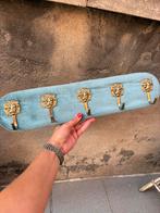 Vintage barok kapstok met messing haken, Huis en Inrichting, Ophalen of Verzenden
