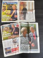Krant troonsafstand Albert II, Ophalen of Verzenden, Gebruikt, Overige typen