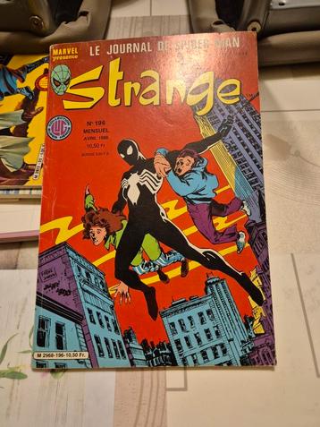 Comics Strange: Spiderman's dagboeken nr. 196 april 86 beschikbaar voor biedingen