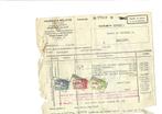 Ancienne facture 1946, Ophalen of Verzenden, Gebruikt
