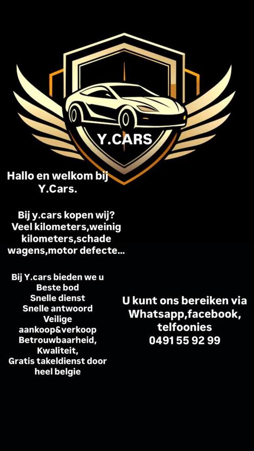Welkom bij Y.cars opkoper alle auto‘s, Auto diversen, Aanhangwagen-onderdelen, Ophalen